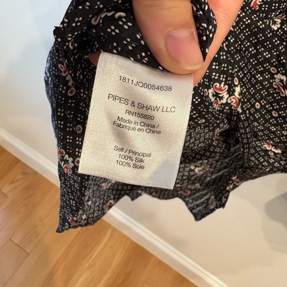 Veronica Beard Maree Silk Floral Blouse - Picture 9 of 10